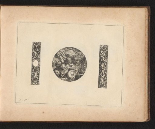 Clock case with Susanna and the Elders
