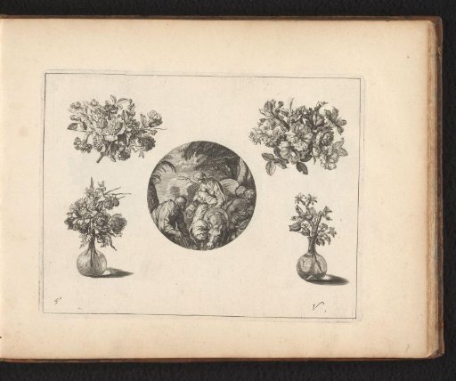 Clock case with the Holy Family on the Flight into Egypt