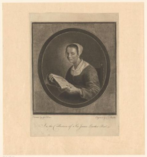 Seated woman with a book