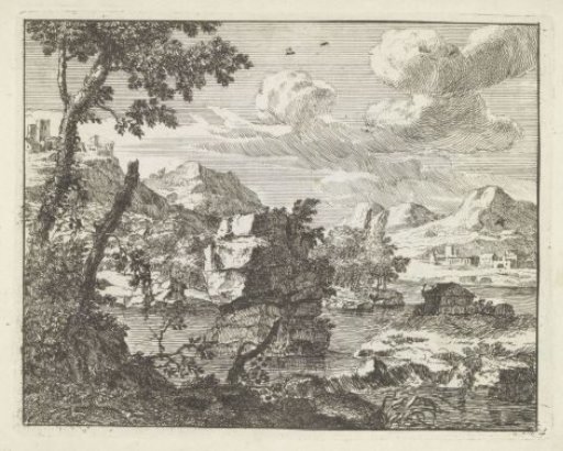 Rocky river landscape