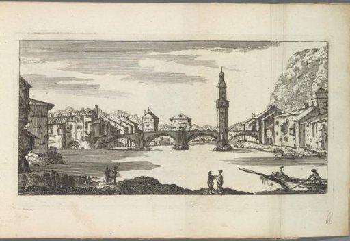 City view with a bridge