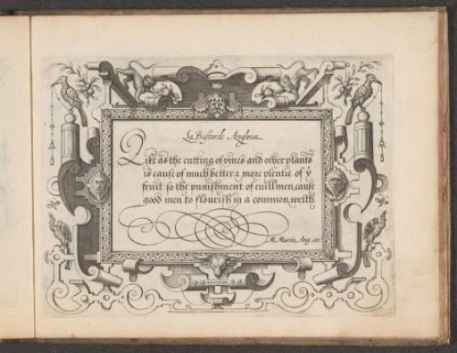 Writing sample: Like as the cutting of vines and other plants