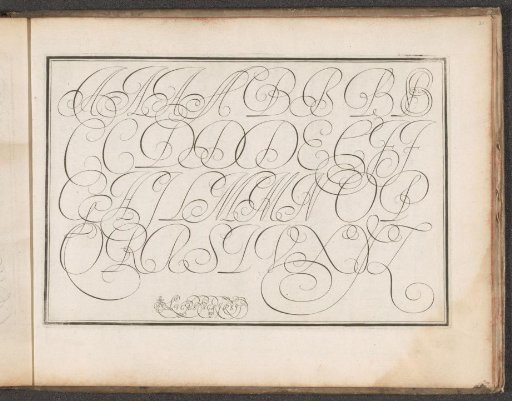 Writing Example with the Alphabet