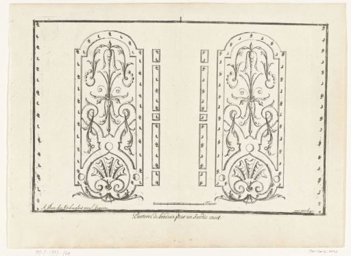 Parterre with Embroidery Motifs for a Short Garden