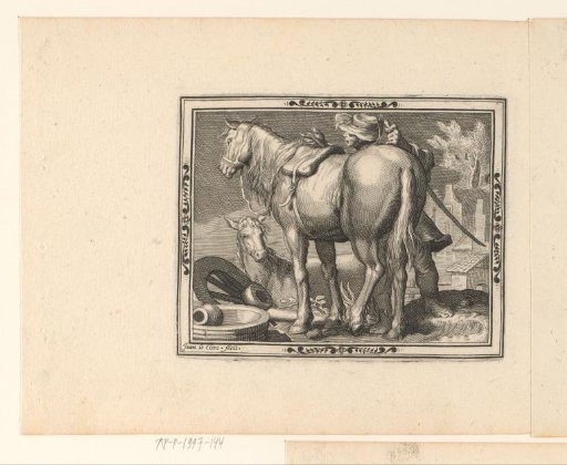 Two Horses and a Man