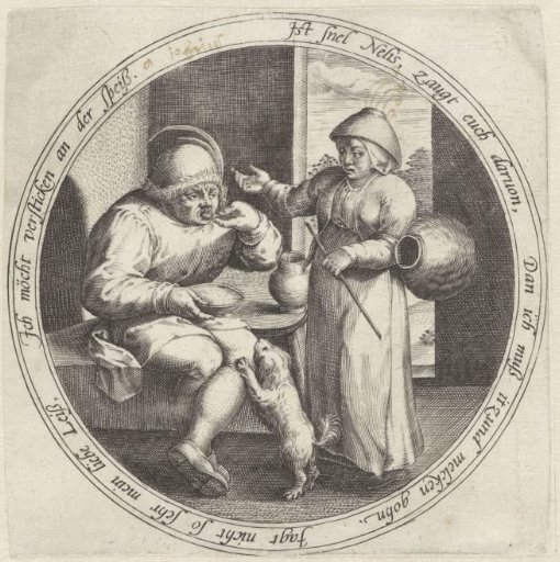 Peasant Couple in an Interior