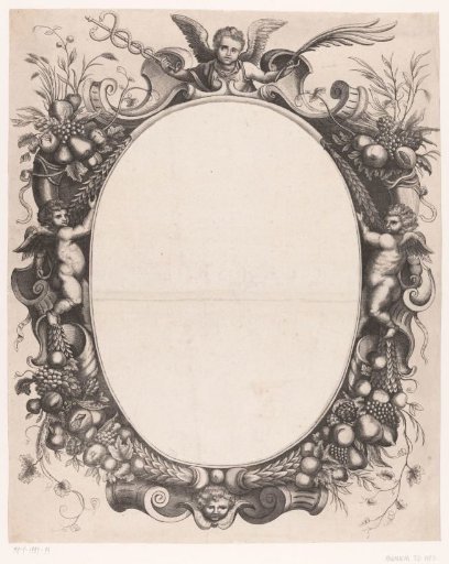 Frame with Putti and Fruits