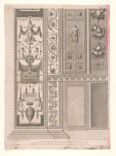 Lower part of a decorative pilaster