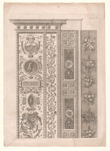 Upper part of a decorative pilaster