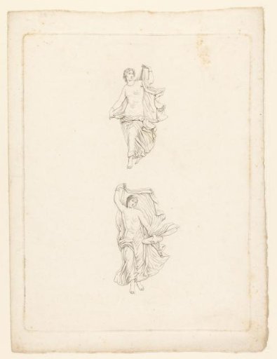 Two Women with Drapery
