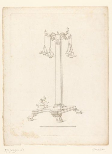 Candelabrum with Oil Lamps