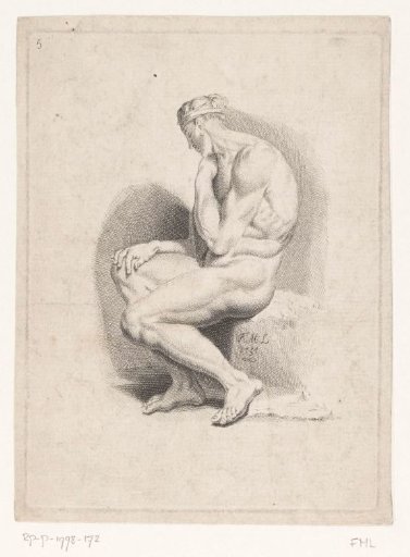 Seated Nude Man