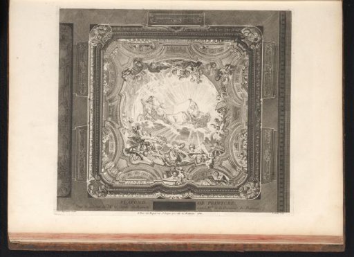 Ceiling of the cabinet of Count van Bielinski