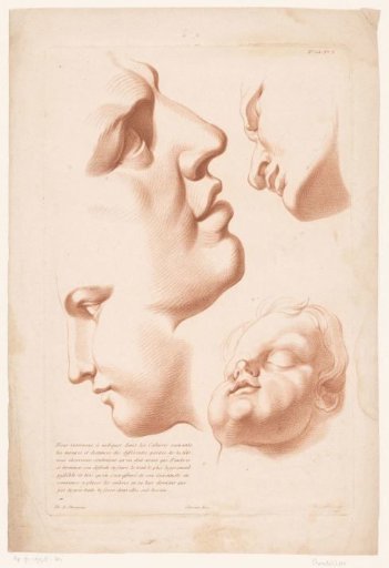 Heads of a Man, Woman and Child