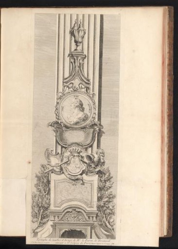 Epitaph of Baron de Besenval in Paris