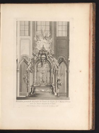 Design for the altar of Saint-Aignan d'Orléans