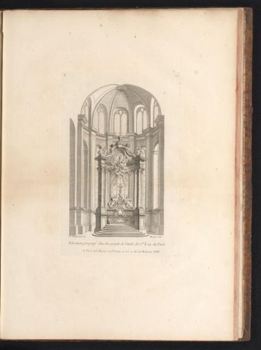Design for the altar of Saint-Leu in Paris