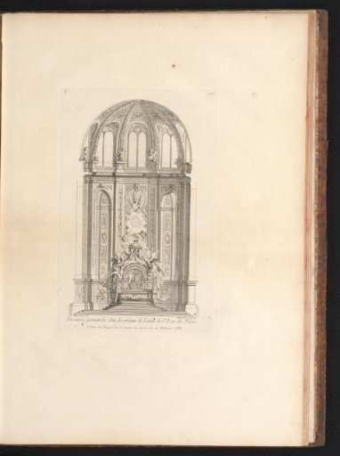 Design for the altar of Saint-Leu in Paris