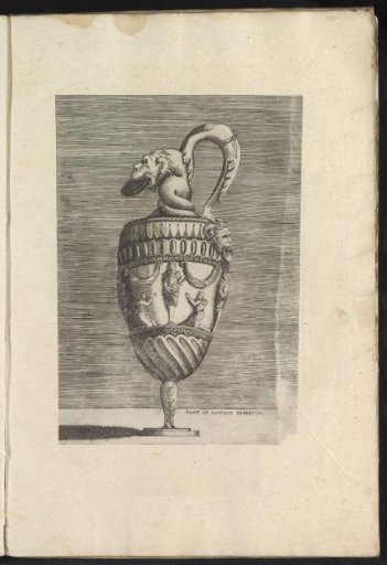 Album leaf with a print of a jug