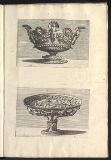 Album page with two prints of scales