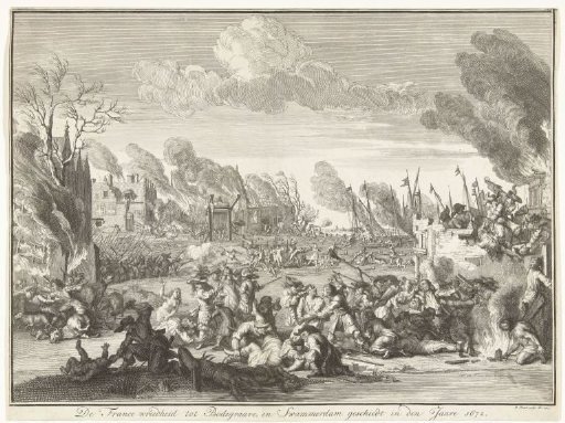 French Cruelties in Bodegraven and Zwammerdam, 1672