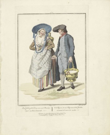 Gelder Farmer and Farmeress in Traditional Dress