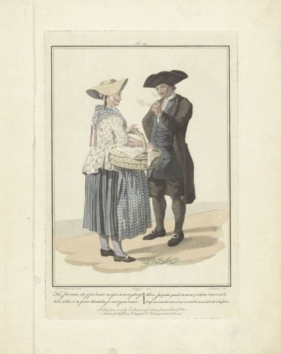 Egg Seller and a Gentleman