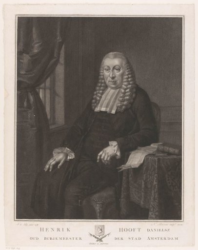 Portrait of Hendrik Danielsz. Hooft, Mayor of Amsterdam
