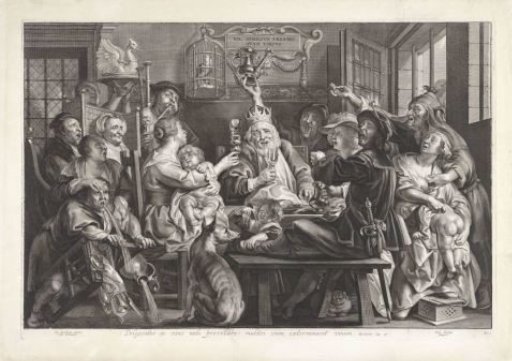 The King drinks (Epiphany)