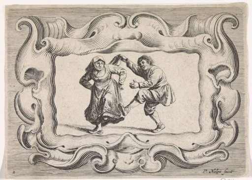 A Dancing Peasant Couple