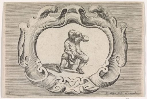 A Peasant Drinking