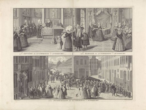 Baptism, Marriage, and Burial Ceremonies among the Lutherans in Augsburg