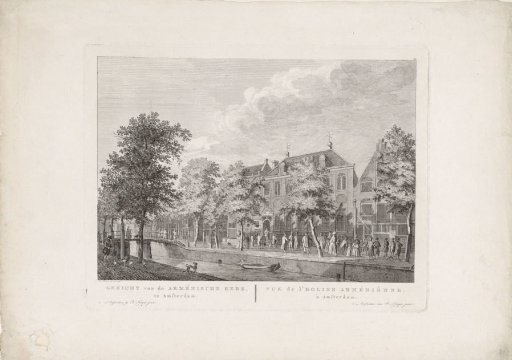 View of the Armenian Church in Amsterdam