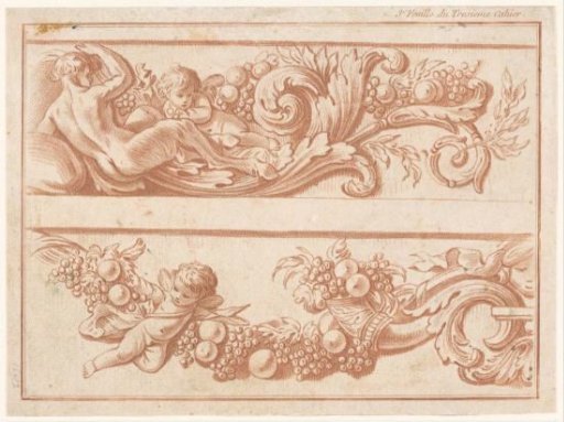 Two friezes with putti