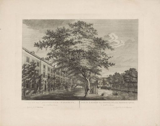 View of the Mennonite Orphanage in Amsterdam