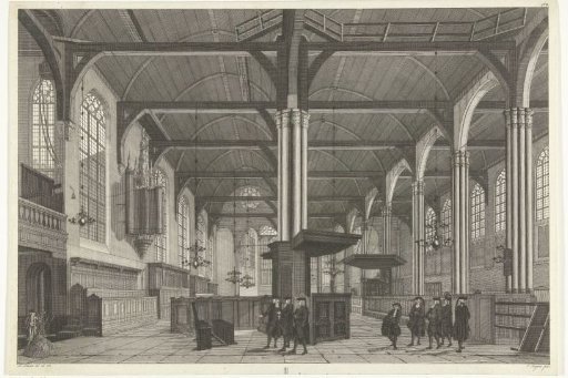 Interior of the Nieuwezijds Chapel in Amsterdam