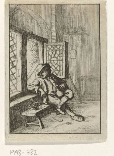 Peasant Drinking at a Window