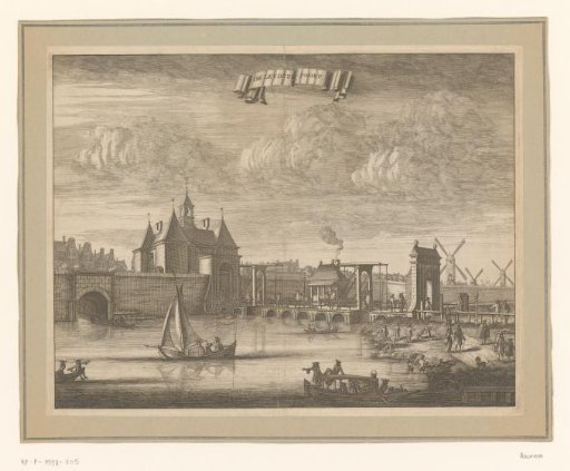 View of the Leidsepoort in Amsterdam