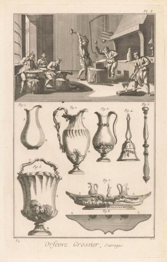 Workshop of a goldsmith
