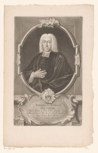 Portrait of Friedrich Andreas Hallbauer
