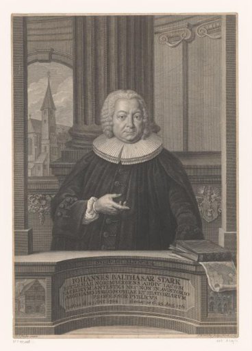Portrait of Johann Balthasar Stark