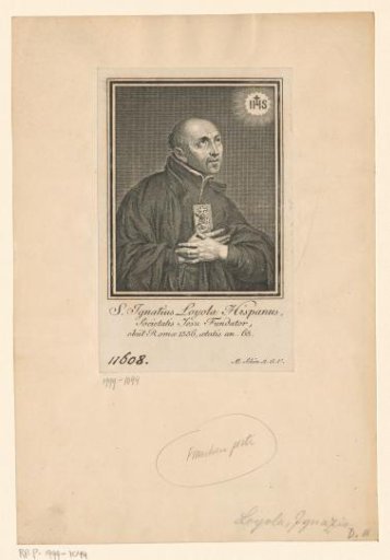 Portrait of Ignatius of Loyola
