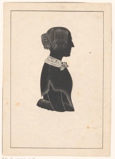 Silhouette Portrait of Dingena Sophia van Galen