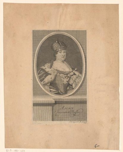 Portrait of Anna Ivanovna, Tsarina of Russia