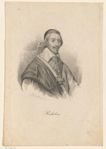 Portrait of Armand-Jean du Plessis, Duke of Richelieu