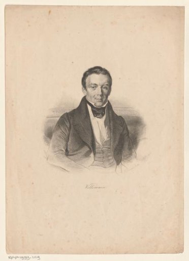 Portrait of Abel-François Villemain