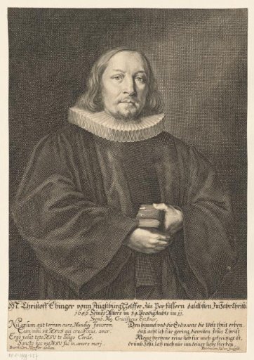 Portrait of Christoph Ehinger at the age of 34