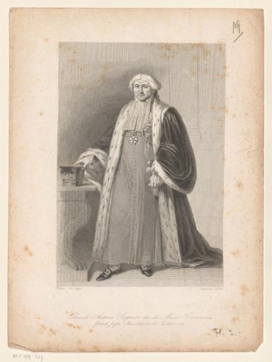 Portrait of Claud-Antoine Regnier, Duke of Massa-Carrara