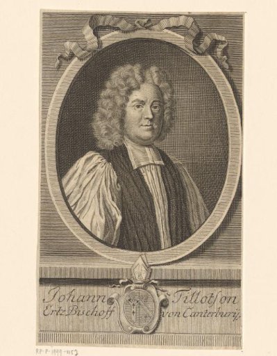Portrait of John Tillotson, Archbishop of Canterbury