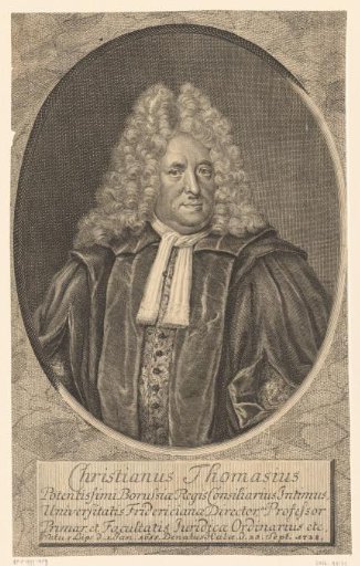 Portrait of Christian Thomasius